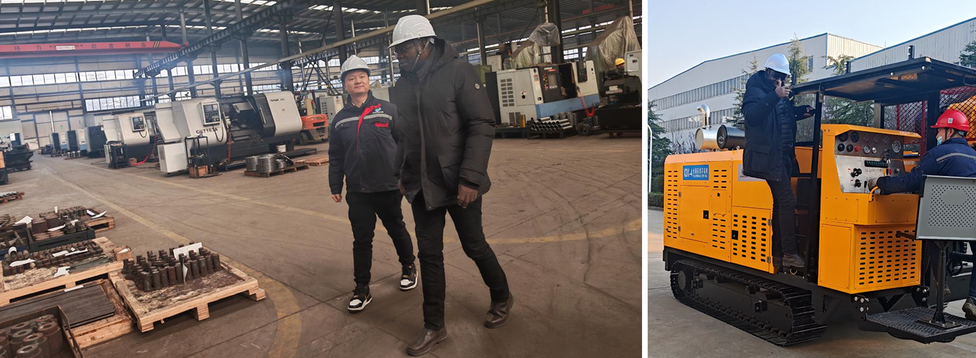 Accueillons chaleureusement les clients sud-asiatiques pour visiter notre usine pour négocier des affaires