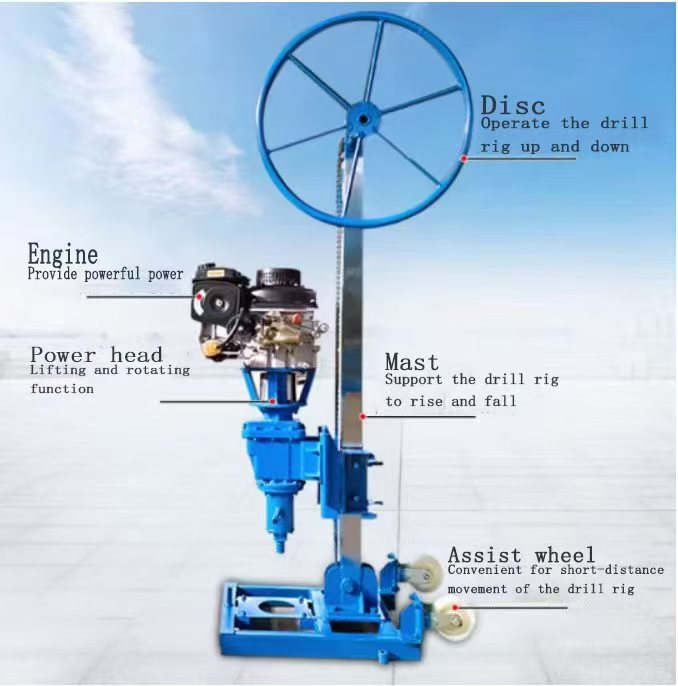 Plate-forme de forage portative XD-20BP