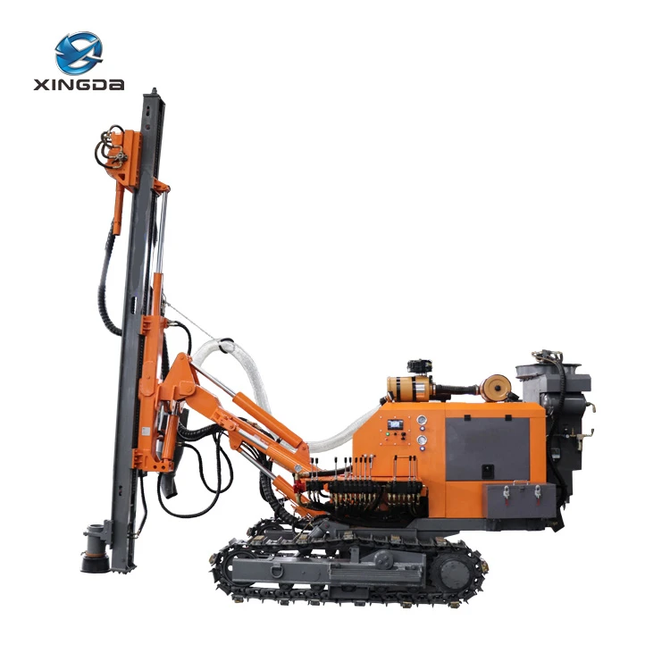 Plate-forme de forage DTH mont&eacute;e sur chenilles XD-420T