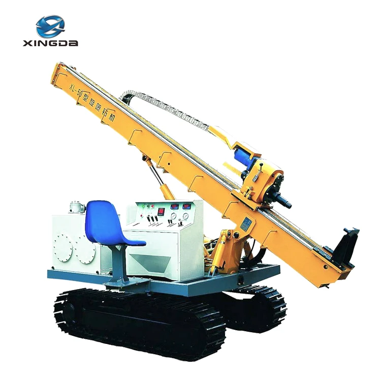 Mod&egrave;le XL-50C d'installation de jet grouting mont&eacute;e sur chenilles
