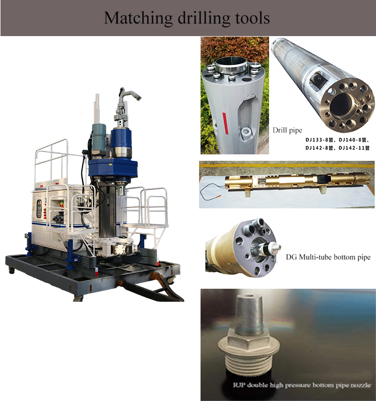 DGZ-150B Plate-forme de forage de jet grouting multi-tuyaux toutes directionnelles