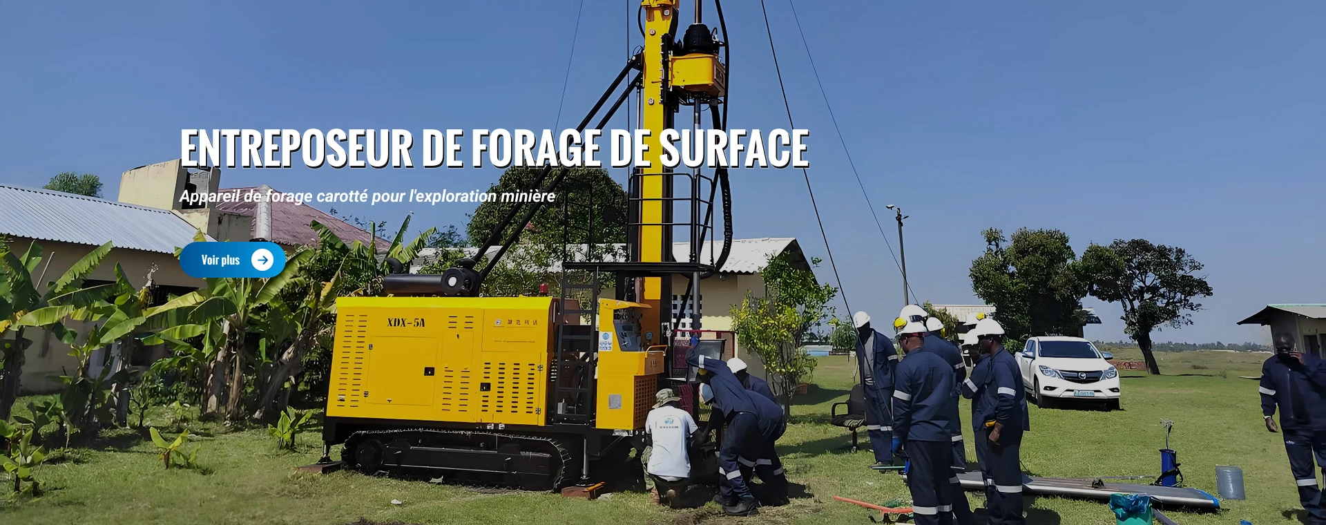 FORAGE DE CAROTTES DE SURFACE